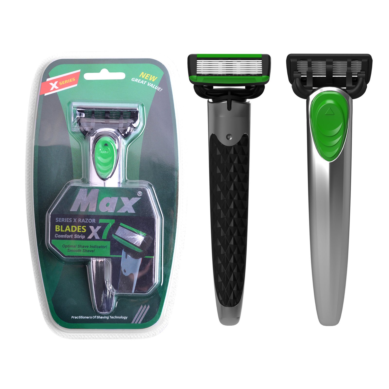 Maquinilla de afeitar de 7 hojas para hombre