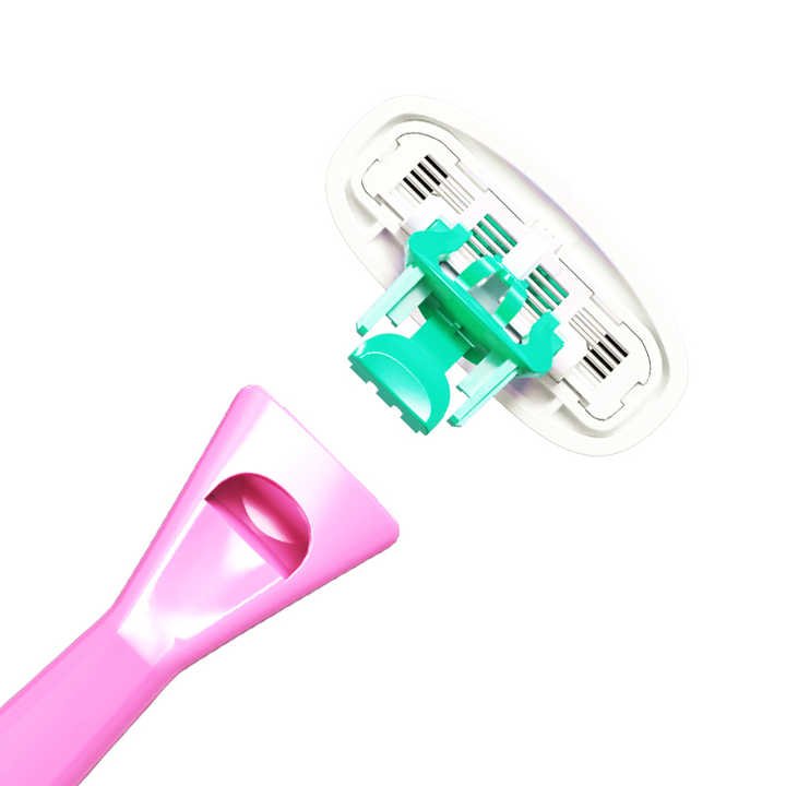 Maquinillas de afeitar desechables de 6 hojas para mujer