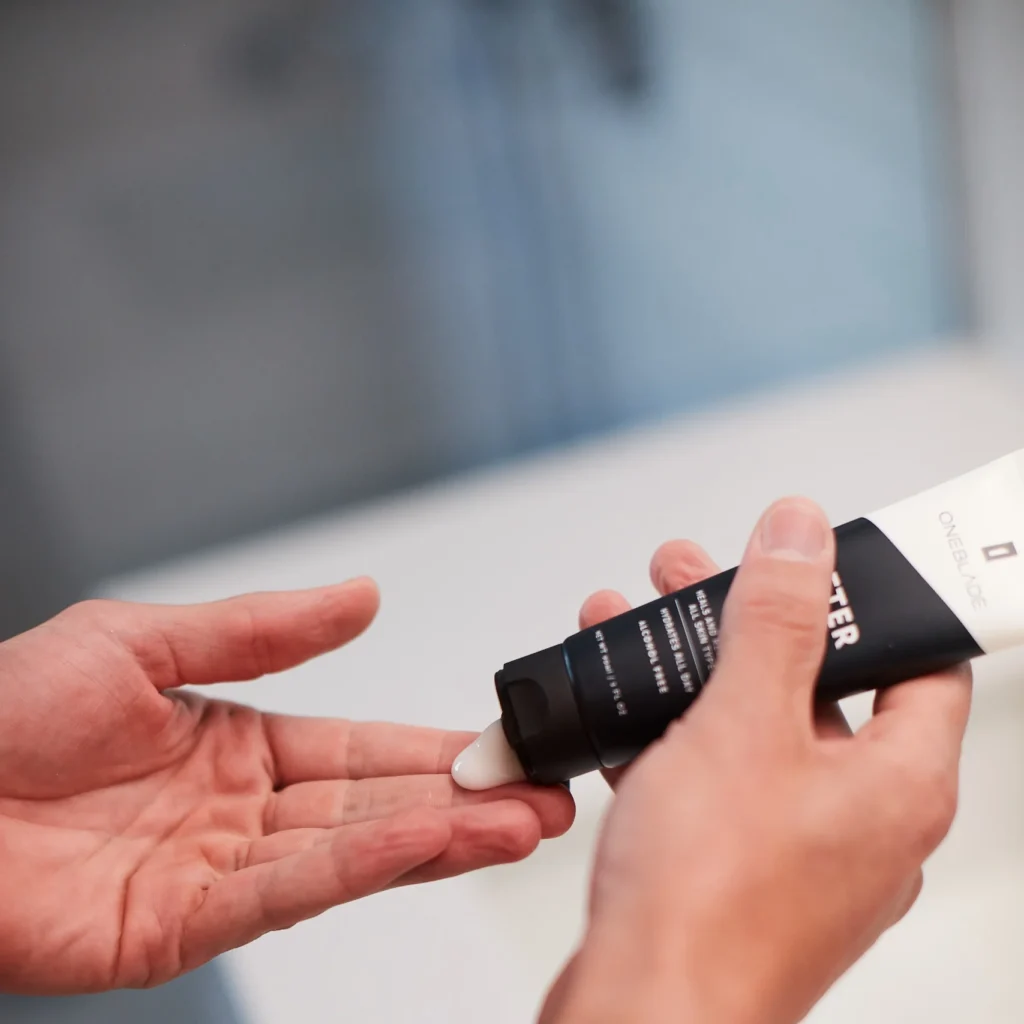 después del afeitado